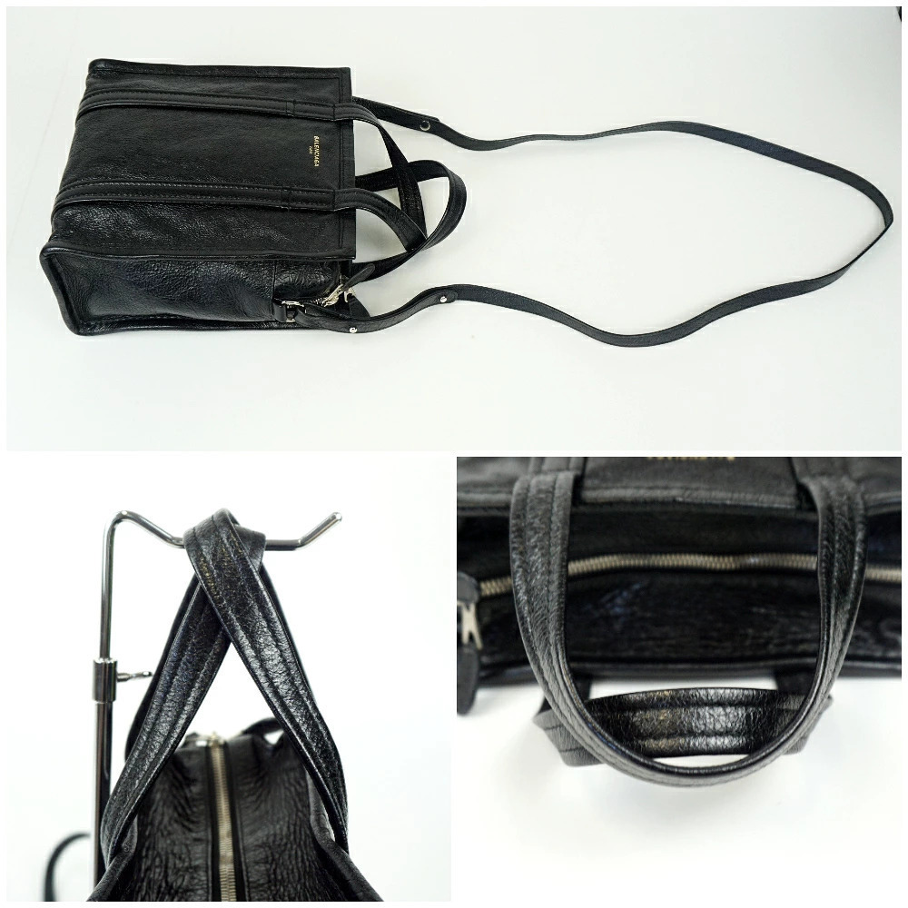 Balenciaga Bazaar Shopper Black 2way Shoulder Bag Cro… - Gem